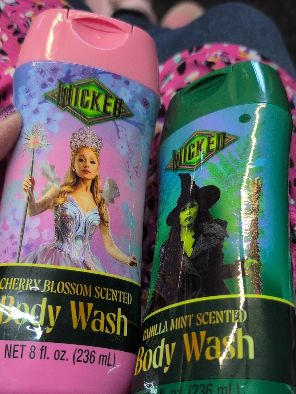 Wicked Cherry Blossom  & Vanilla Mint Scented Body Wash - 8 Oz Bottles